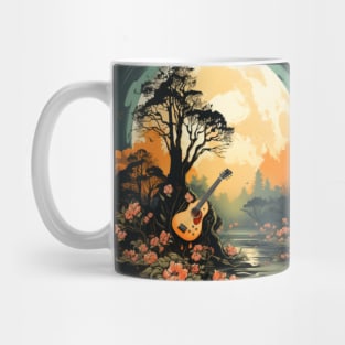 nature guitar Mug